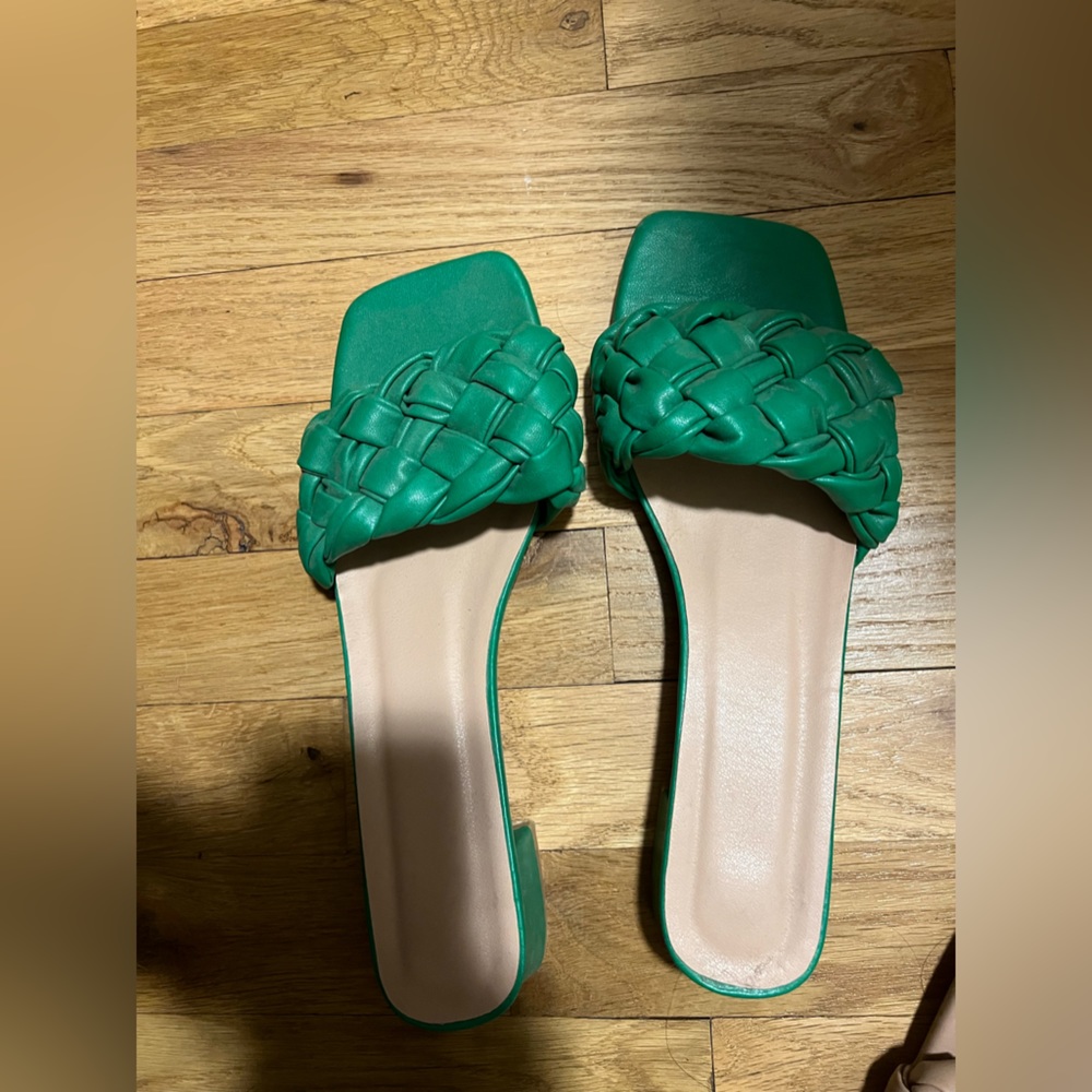 Shein low heel sandal. Only worn 2 times.
